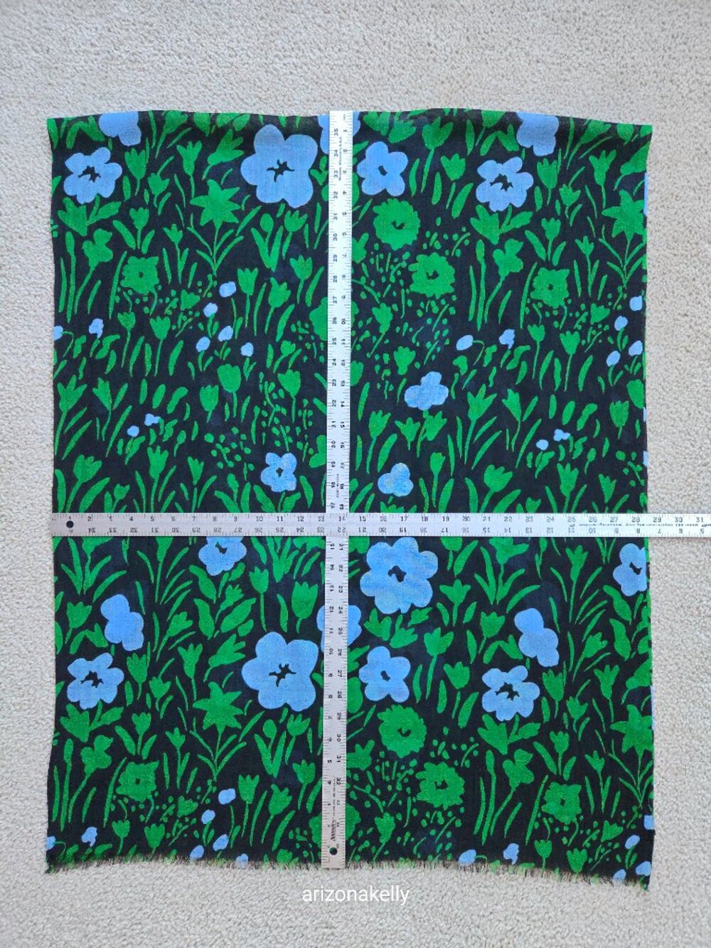 NWOT Marimekko Wool Fiore Scarf Iso Pikkulempi Finland Design - Picture 10 of 15